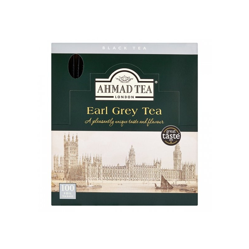 Ahmad Earl Grey čierny čaj alu sáčky 100 ks x 2 g