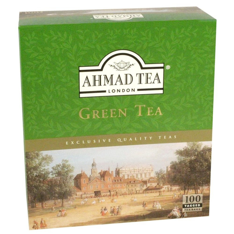 Ahmad zelený čaj sáčky 100 ks x 2 g