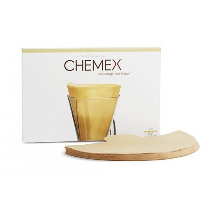 Chemex filtre na 1 až 3 šálky 100 ks nebielené
