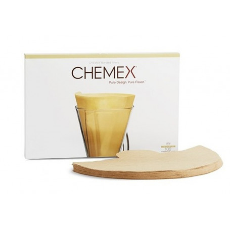Chemex filtre na 1 až 3 šálky 100ks nebielené