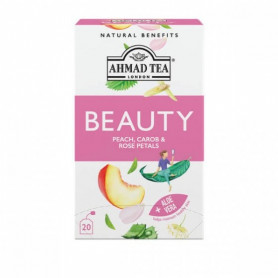Ahmad Tea Funkčný čaj BEAUTY Broskyňa rohovník a okvetné lístky ruže 20 x 1,5 g