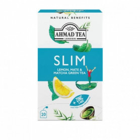 Ahmad Tea funkčný čaj SLIM citrón, maté a matcha 20 x 1,5 g