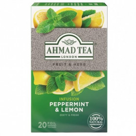 Ahmad Tea ovocný čaj mäta s citrónom 20 x 1,5 g