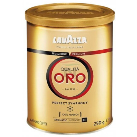Lavazza Qualita Oro dóza - mletá káva 250 g