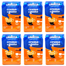 6 x Lavazza Espresso Crema e Gusto Forte zrnková káva 1 kg