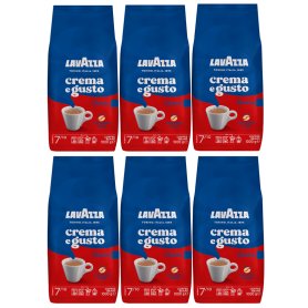 Lavazza Espresso Crema e Gusto zrnková káva 6 x 1 kg