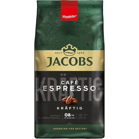 Jacobs Espresso pražená zrnková káva 1 kg