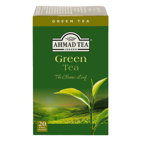 Ahmad Tea Green Tea - 20 x 2 g | Lahodný zelený čaj s kvetinovou arómou