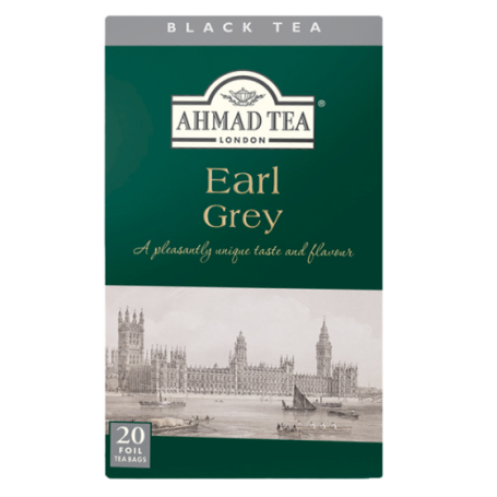 Ahmad Tea Earl Grey - 20 x 2 g | Klasický čierny čaj s bergamotovou arómou