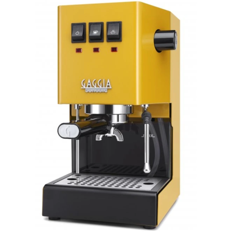 Gaggia New Classic Plus Evo žltá – Prémiový pákový kávovar pre dokonalú domácu espresso prípravu