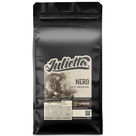Julietta Nero 1 kg zrnková káva