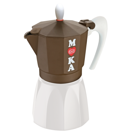 Moka konvička G.A.T. Italia Golosa 3 šálky – pohľad spredu