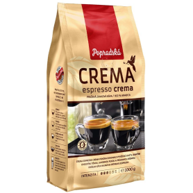 Popradská Crema Espresso 1 kg – nový dizajn balenia