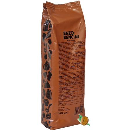 Enzo Bencini 10% horúca čokoláda 1 kg – predná strana najnovšieho balenia