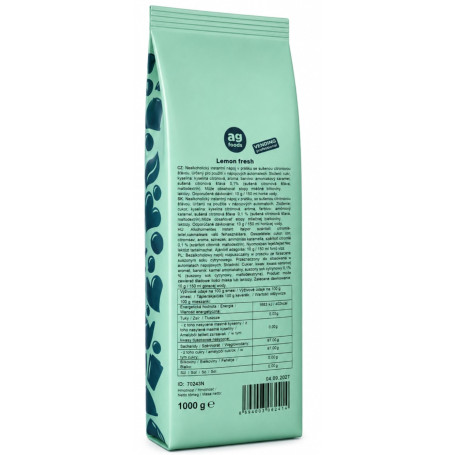 Ag pro Lemon Fresh 1 kg – predná strana balenia citrónového nápoja - nový obal