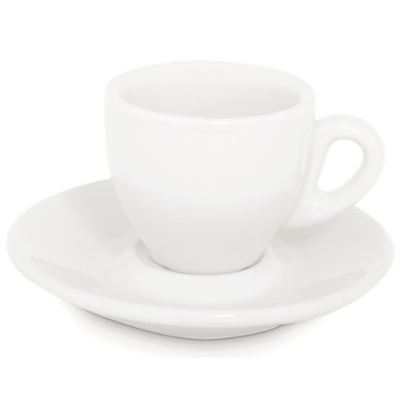 Cappuccino šálka s podšálkou 160 ml biela – pohľad spredu