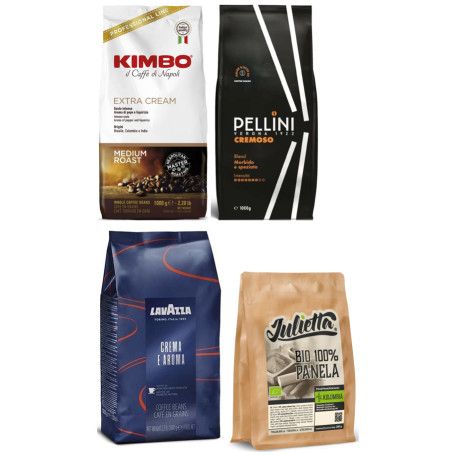 Rodinný crema špeciál 3 kg zrnková káva a BIO Panela Julietta zdarma