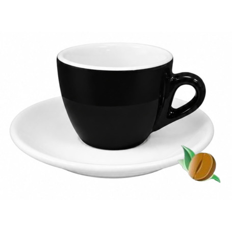 Rosa Jin Jang espresso šálka bielo-čierna 60 ml