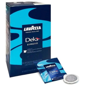 Lavazza Dek Decaffeinato E.S.E. pody 18 ks predná strana balenia