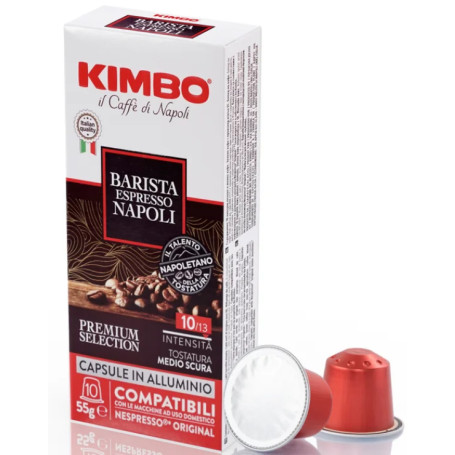 Kimbo Barista Napoli kapsuly pre Nespresso 10 ks nové hliníkové balenie