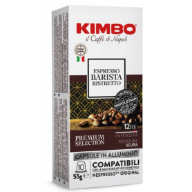 Kimbo Espresso Barista Ristretto kapsuly pre Nespresso 10 ks nové hliníkové balenie