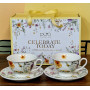 PANSY Royal Flowers darčeková sada 2 šálok 250 ml