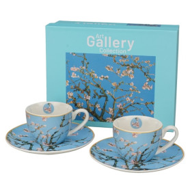 Mandľový kvet espresso šálky s podšálkami Vincent van Gogh