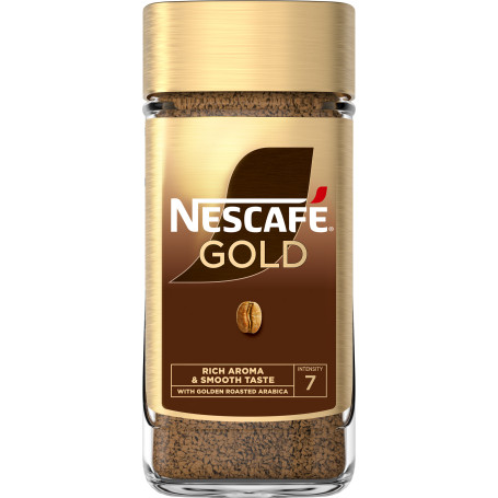 Nescafé Gold 200 g – prémiová instantná káva v sklenenom balení